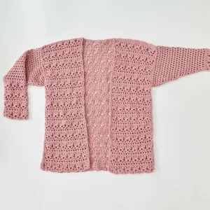 Red Heart Always Cozy Crochet Cardigan