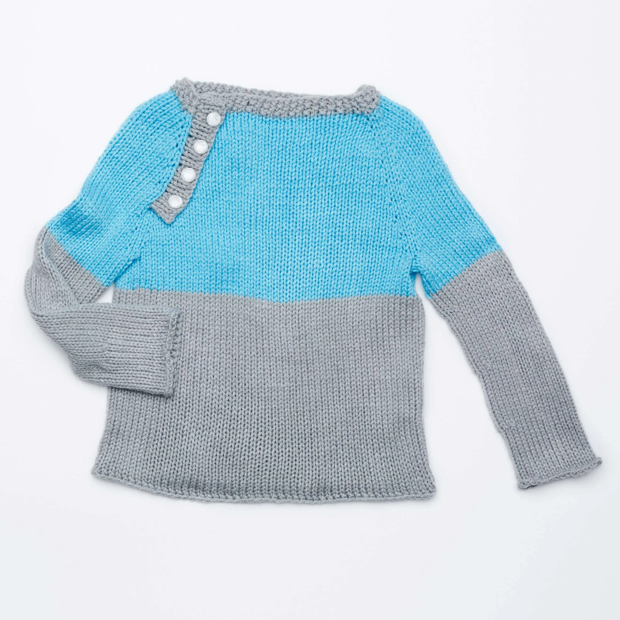 Red Heart Knit School Days Raglan Pullover