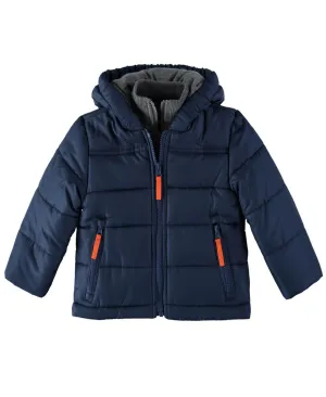 S Rothschild & Co Rothschild Baby Boys Contrast Fleece Vestee Puffer Jacket