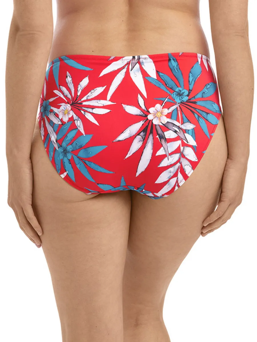 Santos Beach Bikini Brief - Pomegranate