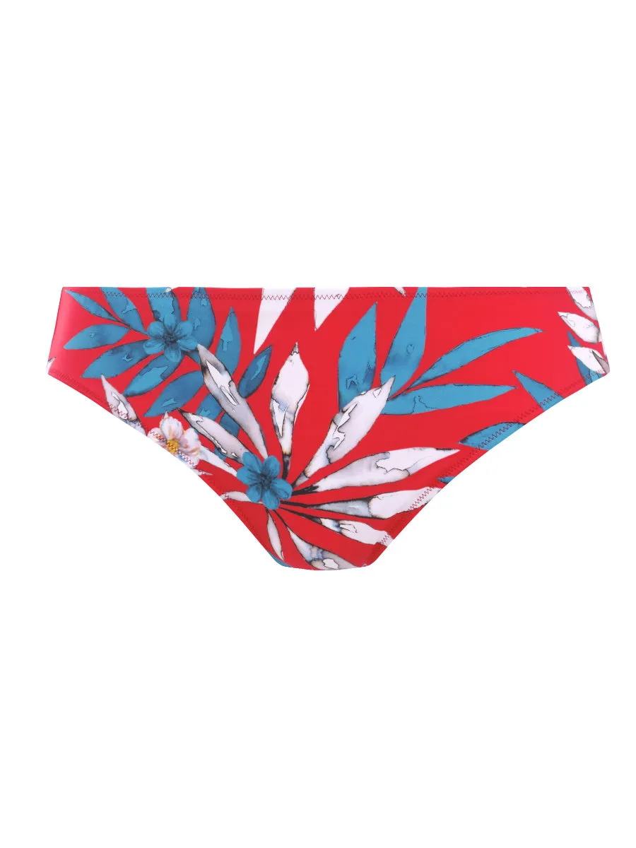 Santos Beach Bikini Brief - Pomegranate