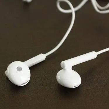 Semi-in-ear portable wired headset