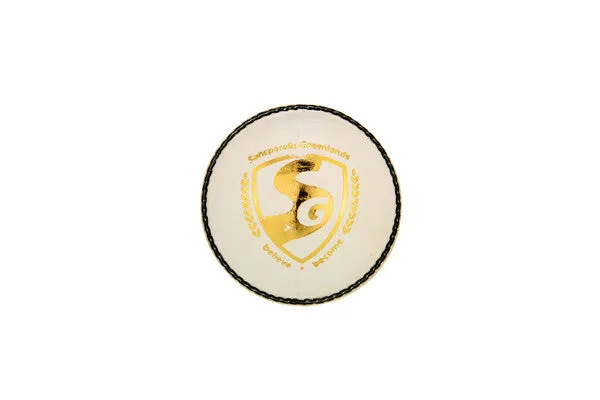 SG  Club Cricket Ball - WHITE - Senior Size (Pack of 1)