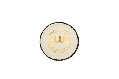 SG  Club Cricket Ball - WHITE - Senior Size (Pack of 1)