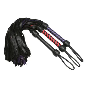 Strict Leather Premium Deerskin Flogger- Red