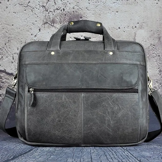 TEEK - Real Leather Antique Style Briefcase