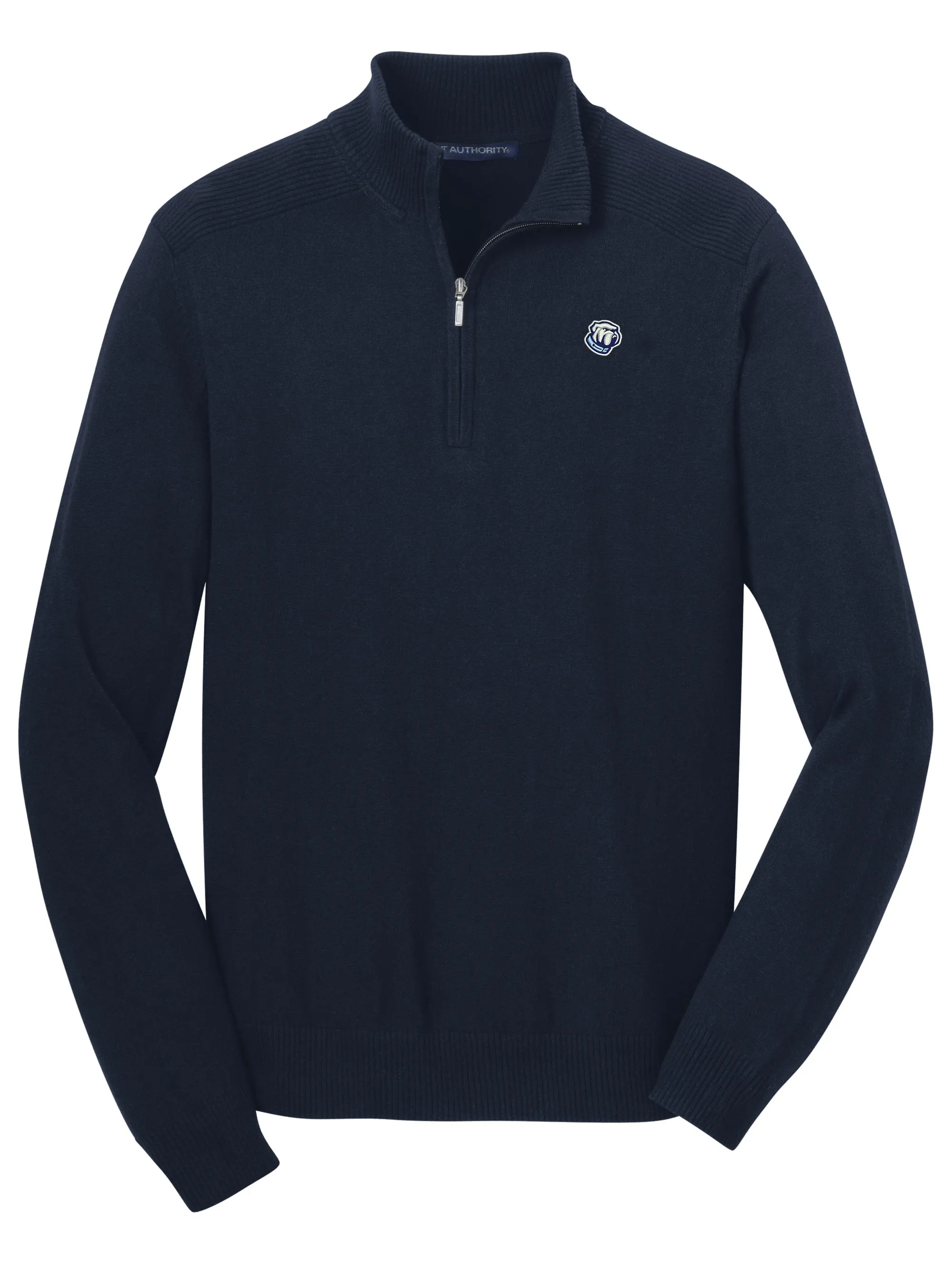 The Citadel Bulldog logo 1/2-Zip Sweater