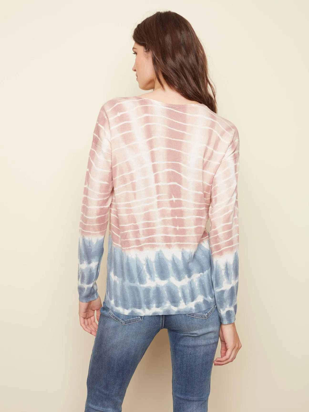 TIE DYE KNIT SWEATER