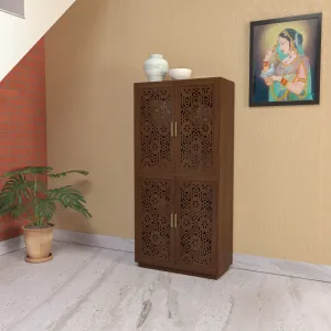 Unique Old Heritage Carved Handmade Decent Storage Wooden Wardrobe