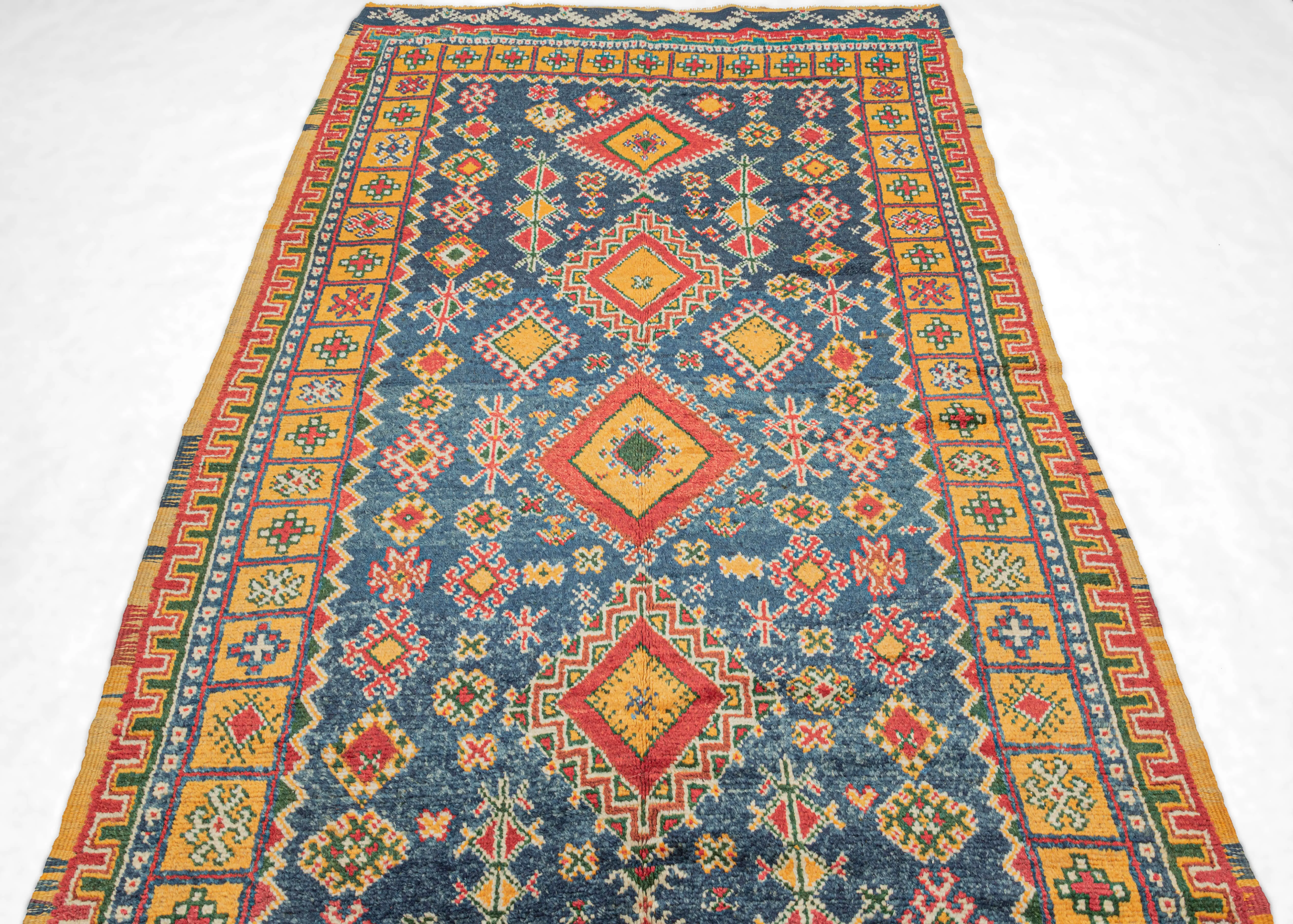 Vintage Moroccan Taznakht - 4'8 x 8'3