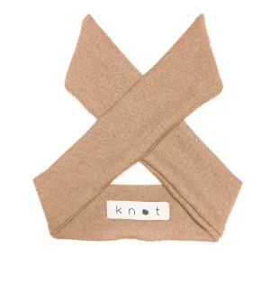 Wrap Bow Headwrap // Peach KNIT