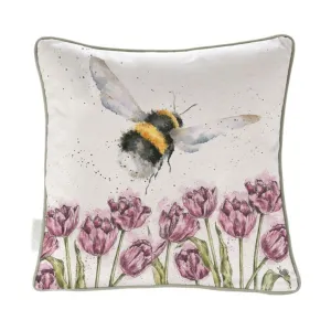 Wrendale 40cm Flight of the Bumble Bee Square Cushion